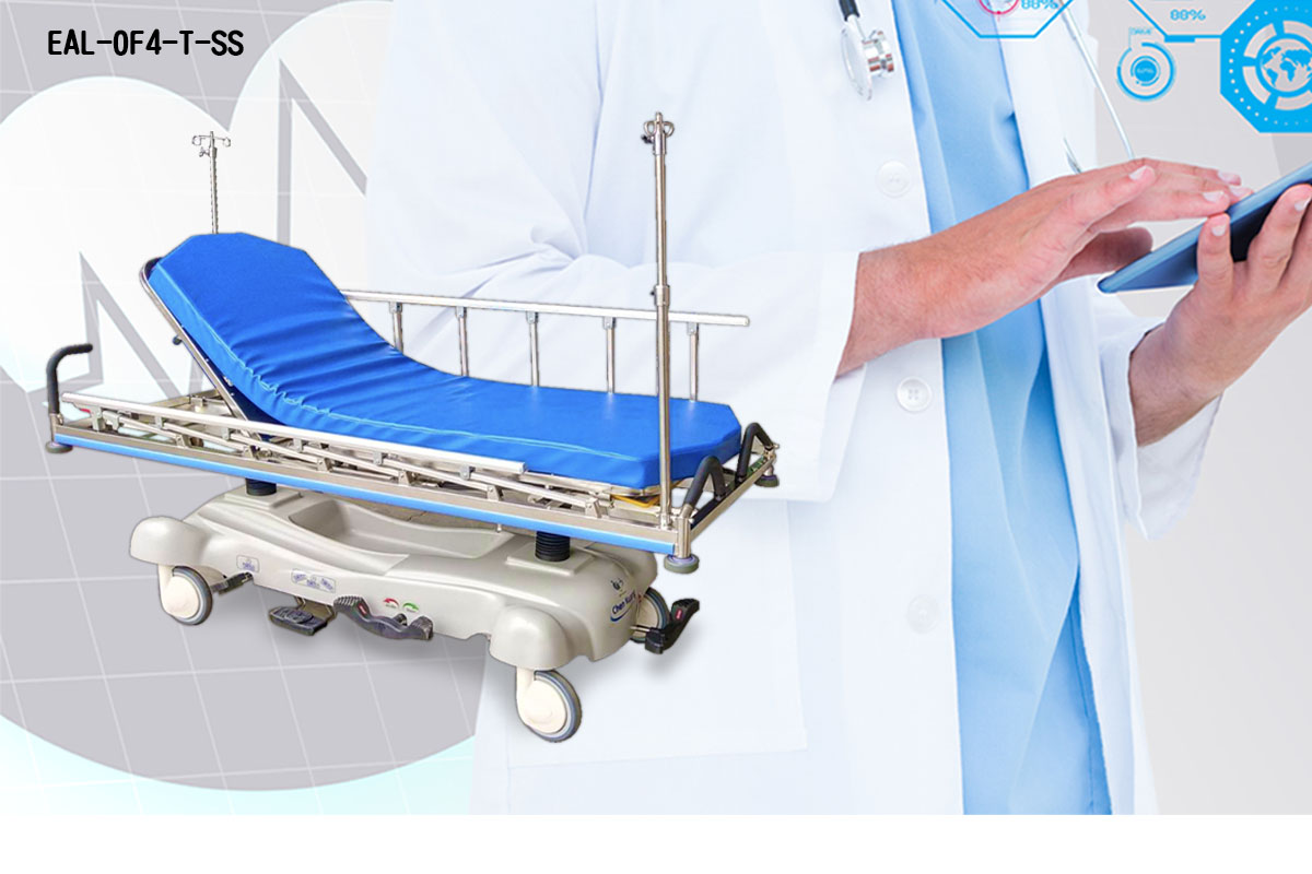 hydraulic-nursing-emergency-stretcher-transport-trolley-stainless-steel-mobile-trolley-EAL-OF4-T-chen-kuang