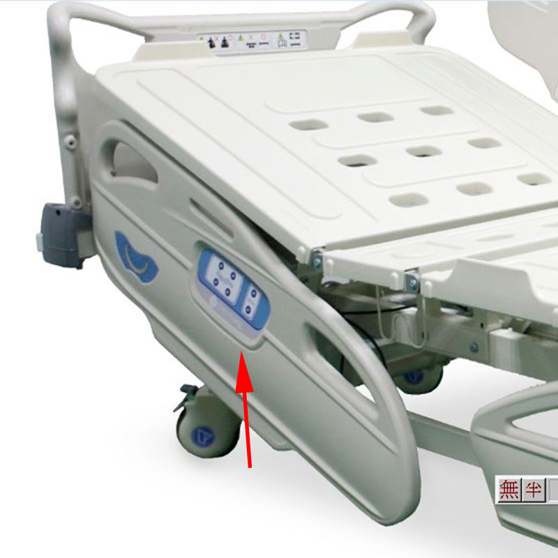 四片式護欄 收到床內側 流線設計 符合法規 iec60601 2 52 醫院用 看護用 醫療用 e4p ha3 真廣