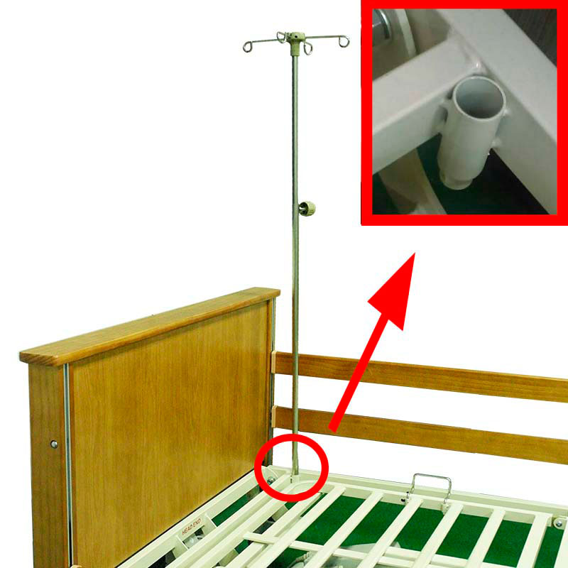 iv pole stands hole electric auto home medical care bed long term nursing health care bed ffe up4 t