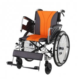 wheel chair-mobility aid-transit wheel chair-self-propelled-attendant-propelled-armrest-nursing-disability-ck-9160-chen kuang