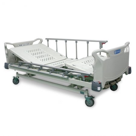 manual- aluminum-alloy-hospital-medical-care-bed-long-term-nursing-health-long-care-bed-530H1/三搖桿手搖床-鋁合金護欄-鋼板床面-醫院用-醫療用-康復用-居家用-健康用-照護用-看護用-530H1-真廣