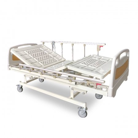 adjust-electric-aluminum-alloy-hospital-medical-bed-long-term-nursing-health-narrower bed-care-bed-535E1-三馬達電動床-鋼板床面-鋁合金護欄-醫院用-醫療用-康復用-居家用-長期用-健康用-照護用-看護用-窄床-535E1-真廣