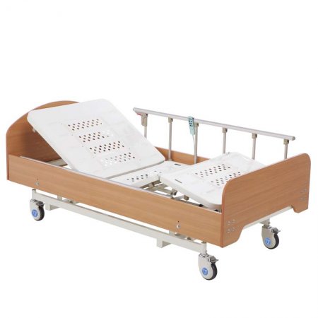 adjust-electric-aluminum-alloy-home-medical-bed-long-term-nursing-health-care-bed-CK-835/三馬達電動床-鋼板床面-鋁合金護欄-木質床頭尾板-康復用-居家用-安養用-養護用-健康用-照護用-看護用-CK-835-真廣/